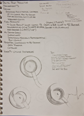 Design Process for Print and Web Project