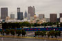 Downtown Atlanta and the Old Fulton County Outfield Wall